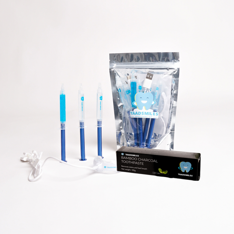 Mega Brightening Duo (1 x Bamboo Charcoal Toothpaste, 1 x Teeth Whitening Kit)